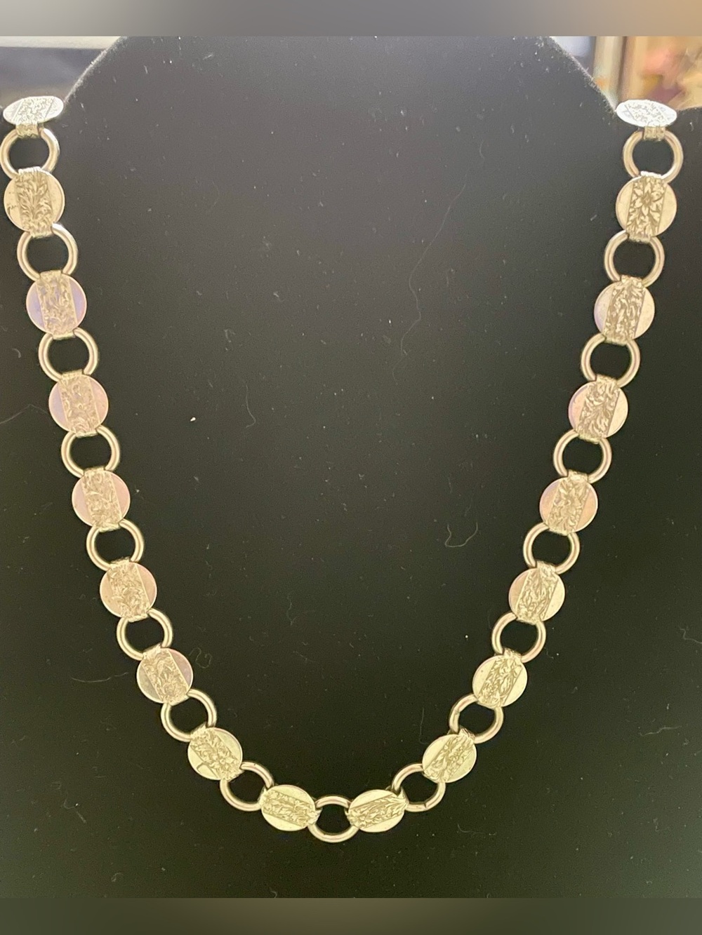 Sarah Coventry Silver-Tone Necklace and Matching  Earrings